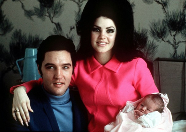 Elvis Presley cv family life baby