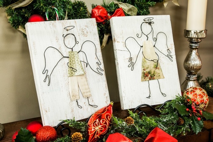 Å lage engelvinger med papirplate som gjør engler