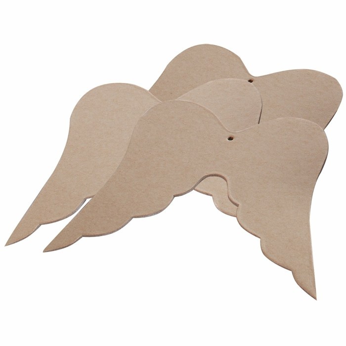 Tinker engel vinger med papirplate skåret ut umyeichnen