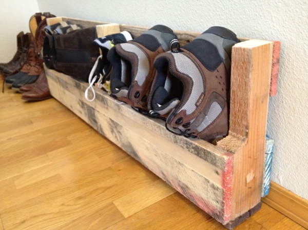 I hagen bruk hallway sko rack Euro paller