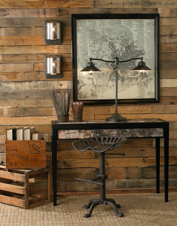 palettes en bois recycler meubles de jardin bois style industriel rustique