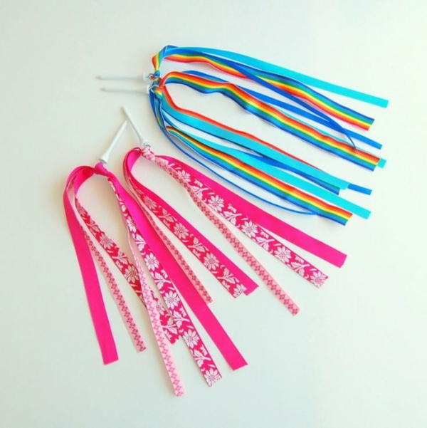 Bicycle accessories colorful deko self-made children's bicycle accessories bicycle fringes