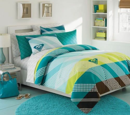 κρεβάτι μοντέρνα χρώματα χρωμάτων για το δωμάτιο των νέων