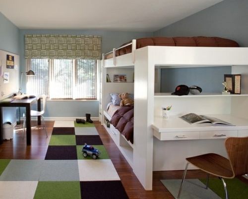 αρσενικό υψηλό σχέδιο χρώματος κρεβατιού για καφέ δωμάτιο για νέους