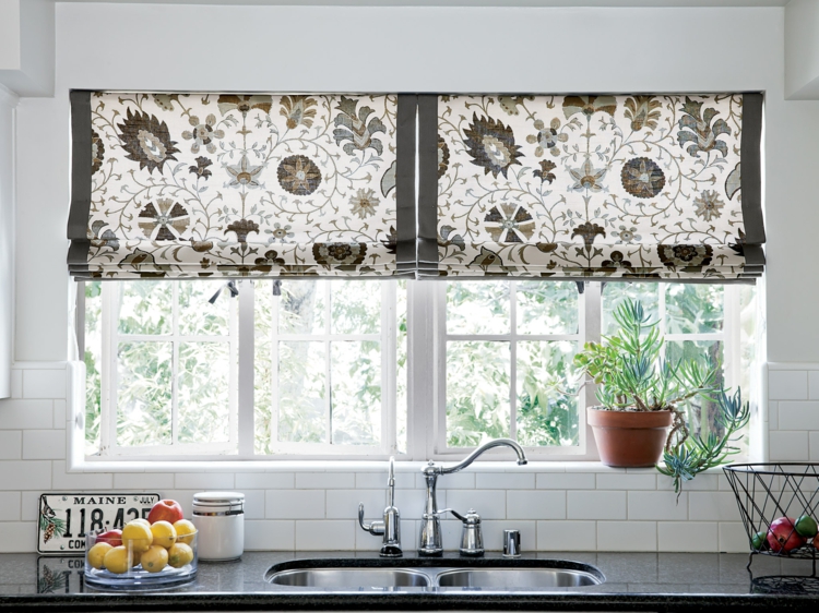 Langų dekoravimo idėjos virtuvės kambarinių augalų langų aklas