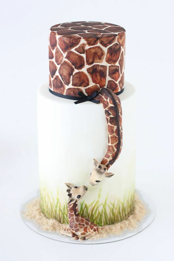 Празнични торти голяма торта декорации торта жирафи