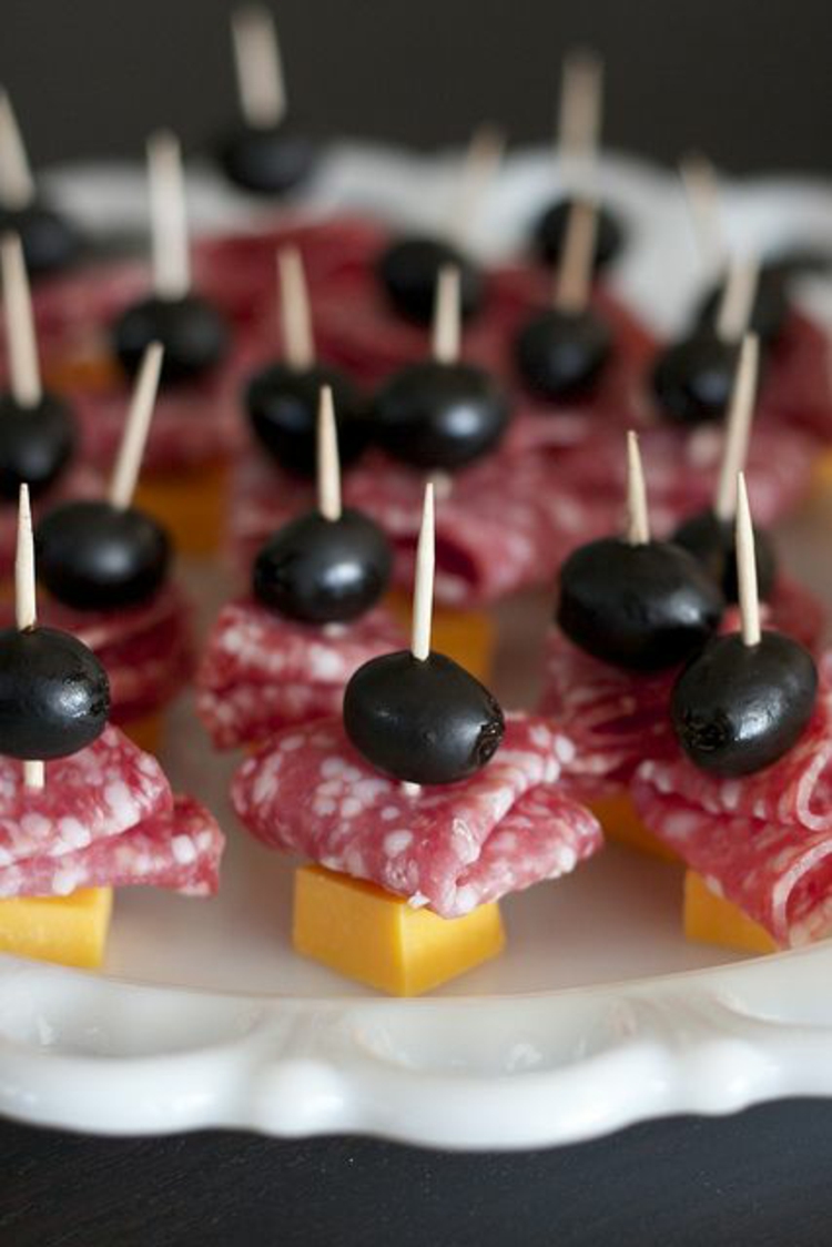 Finger Food Recipes Facile fromage Bacon Olive