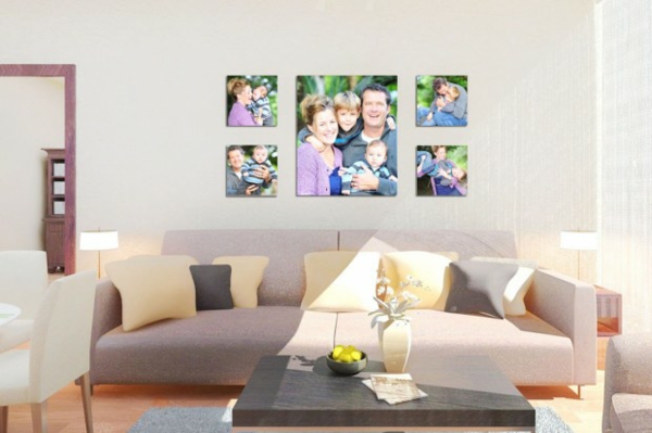 Φωτογραφίες φωτογραφίες οικογενειακό άνετο δωμάτιο Καμβάς κάνετε τον εαυτό σας ζωντανό