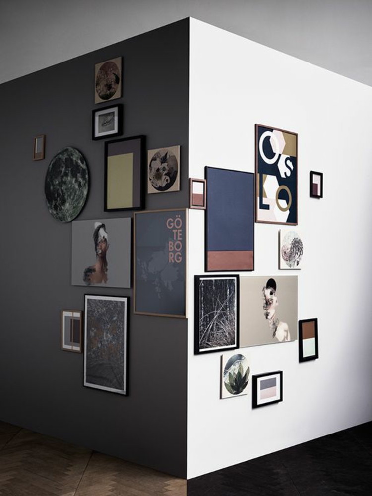 Foto nástěnné nápady obrazové rámy zdí zdobí rohové obrázky
