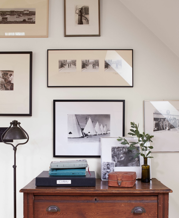 Nástěnné fotografické nápady klasické dekorace obývacího pokoje