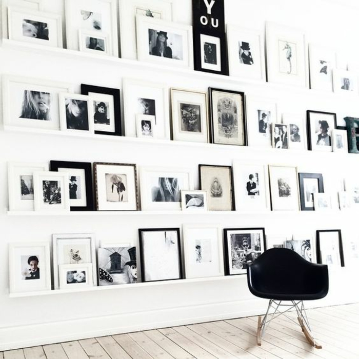 DIY photo wall DIY projects wall shelves and picture frames