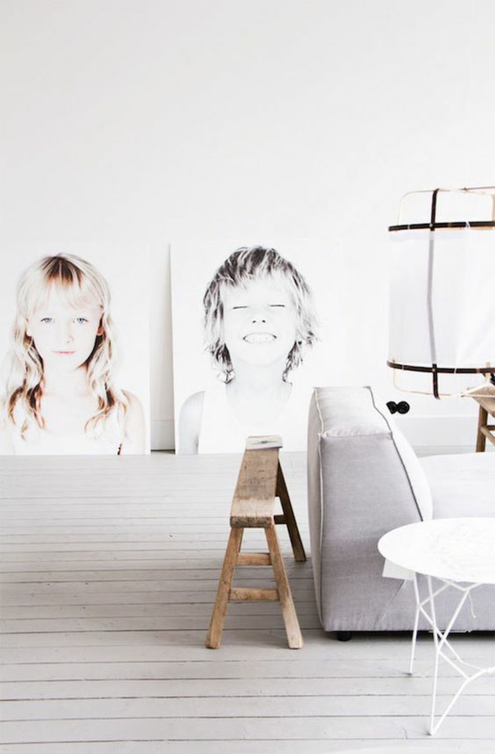 Créez vous-même le mur photo Idées murales photos Style scandinave