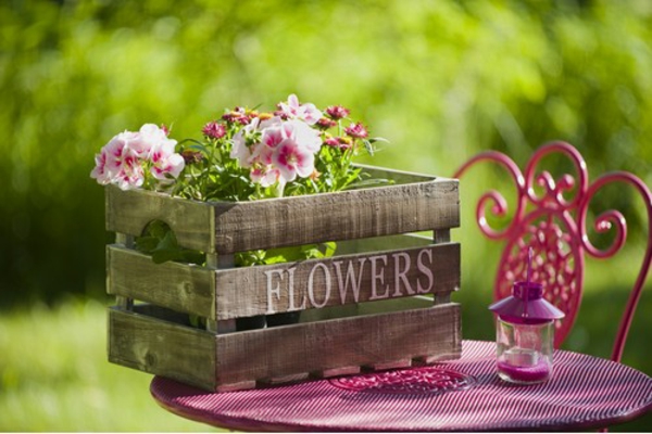 Spring decoration make beautiful garden ideas for DIY basket
