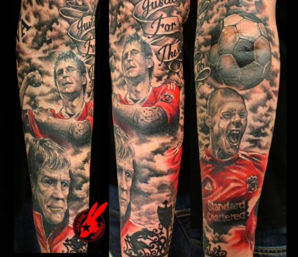 Football Tattoos tattoo pictures arm fans