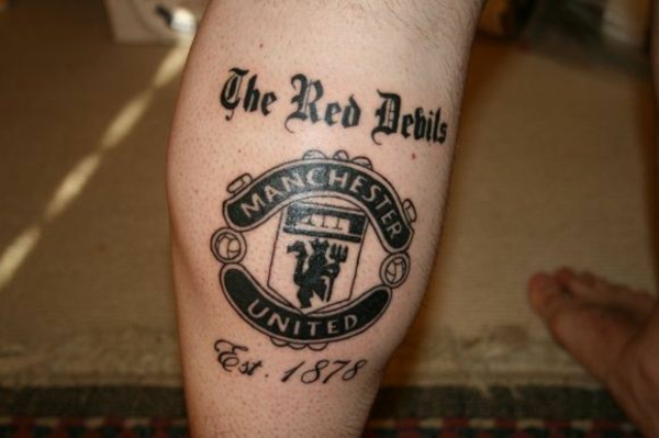 Tattoos tattoo pictures Football arm red devils