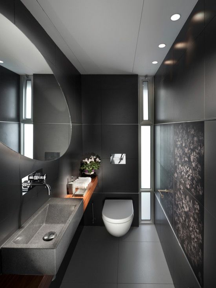 Санитарията за гости оформя конкретния вид на банята