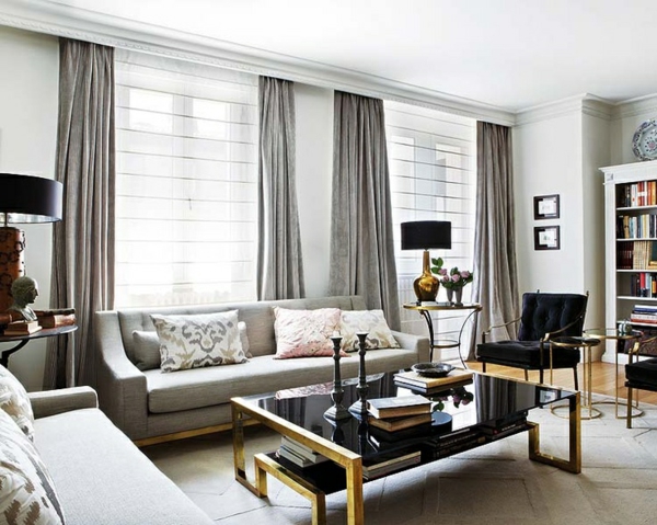 Gardiner gardiner vinduer moderne designer grå glanset