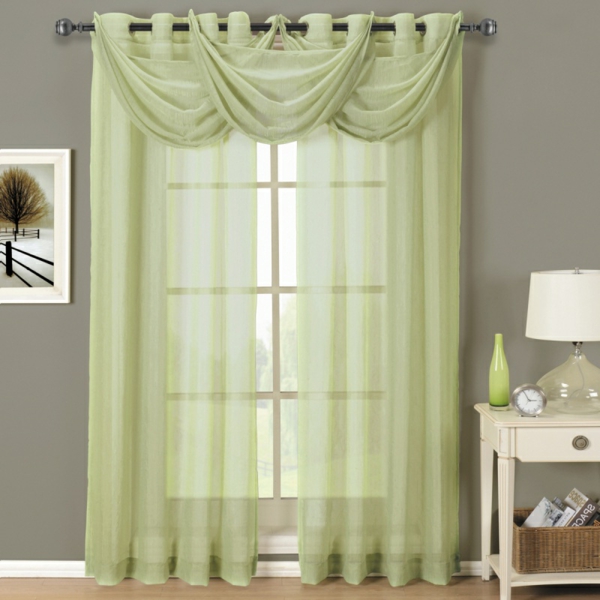 建议窗帘创意窗帘建议新鲜绿色