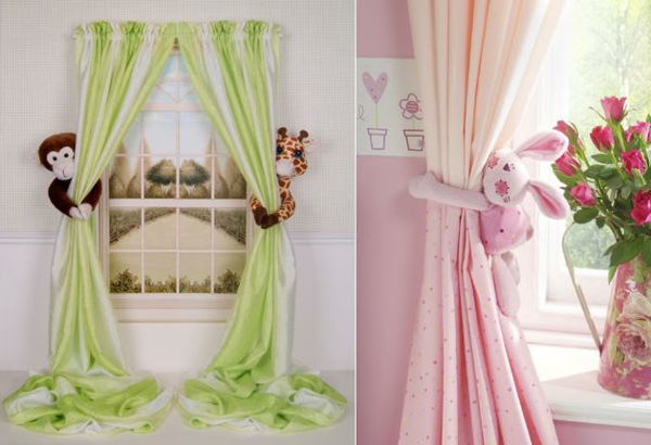 Gardiner børns værelse forslag gardiner ideer gardiner legetøj