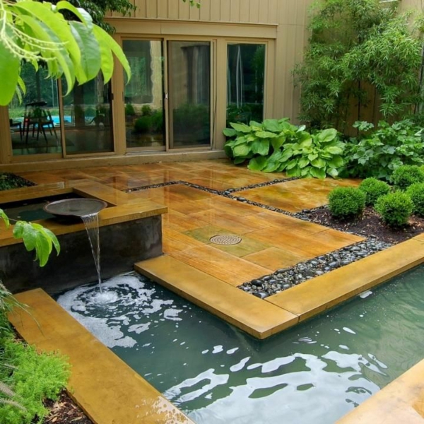 花园设计理念花园池塘植物园