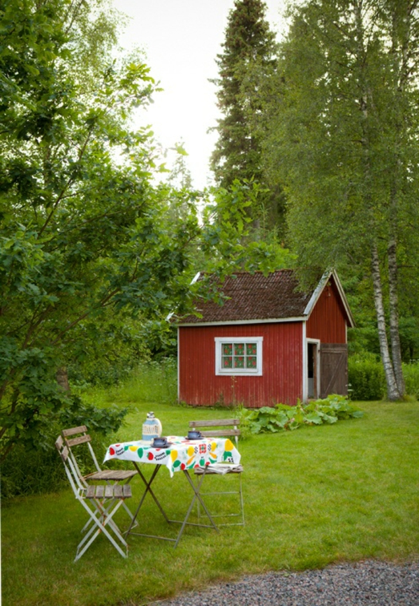 Havehus i svensk stil foldestole