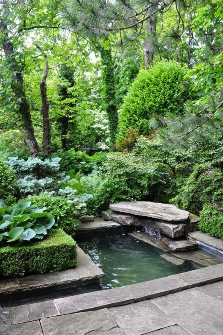 Jardin d'eau images idées de jardin créatif étangs de jardin en pierre