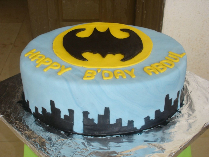 Fotos de pastel de cumpleaños Torta de cumpleaños de niño Decoración de pastel de Batman
