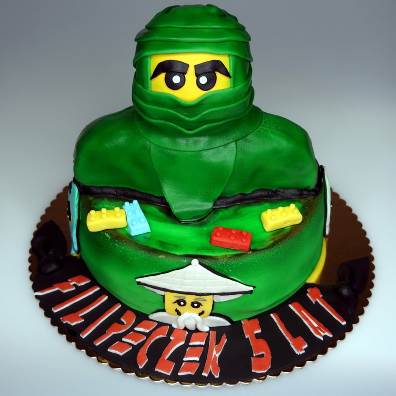 Fotos de pastel de cumpleaños Torta de cumpleaños de niño Ninja