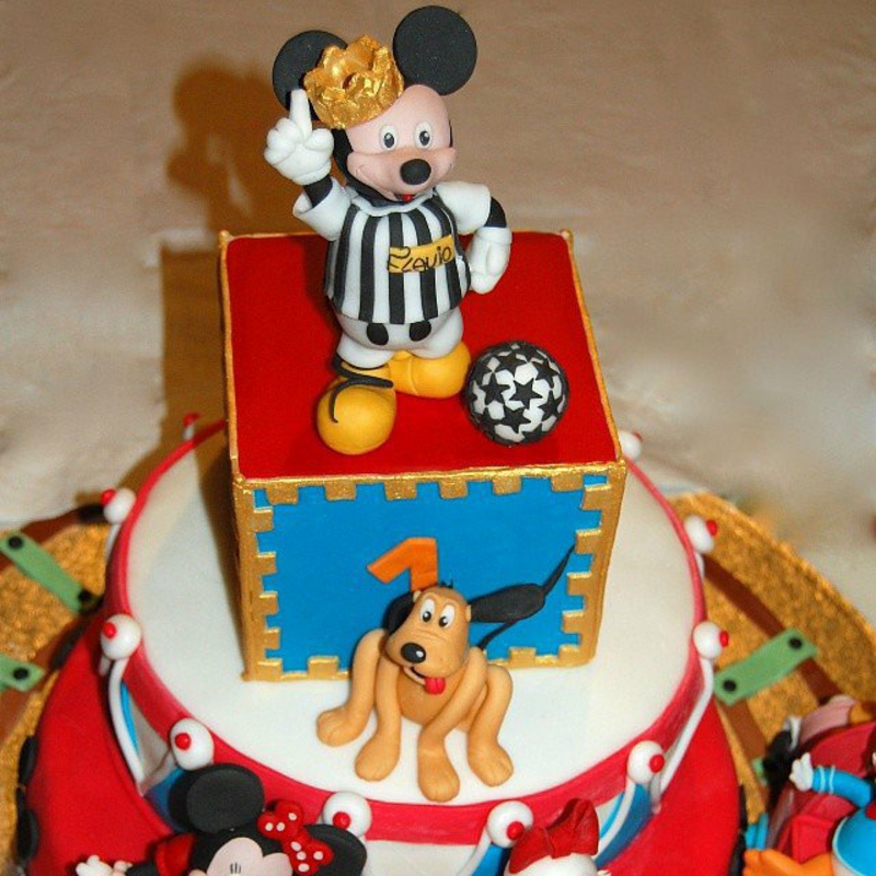 Torta de cumpleaños Imágenes Tortas de cumpleaños para niños Mickey Friends