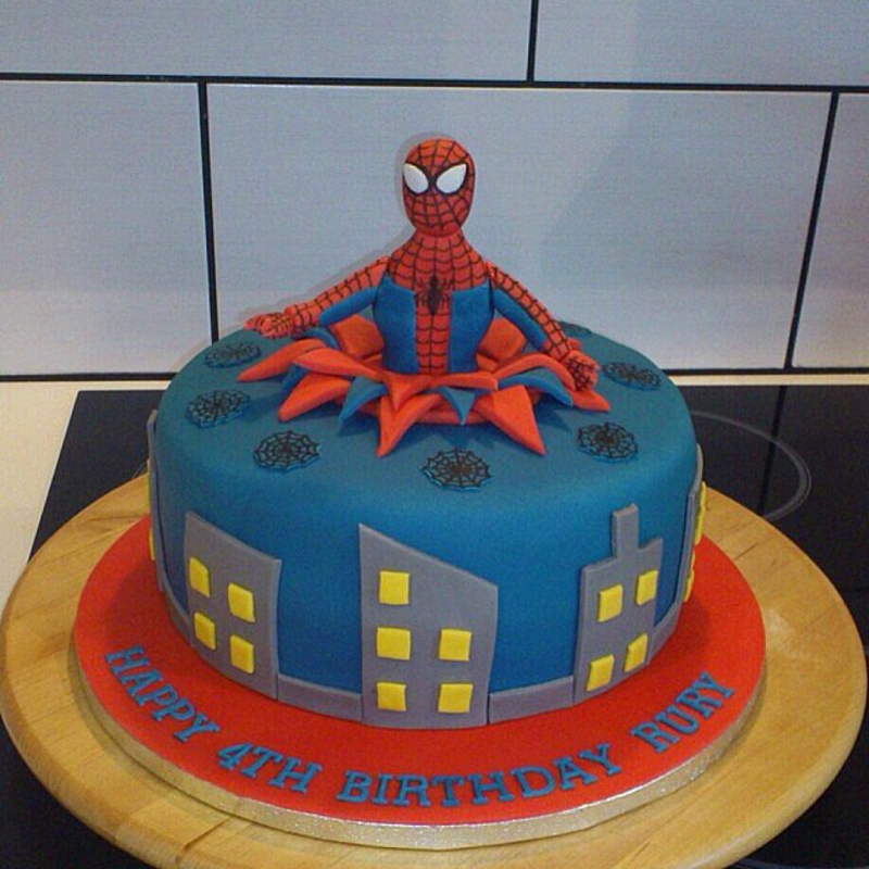 Fødselsdagskager Billeder Fødselsdagskager Spiderman