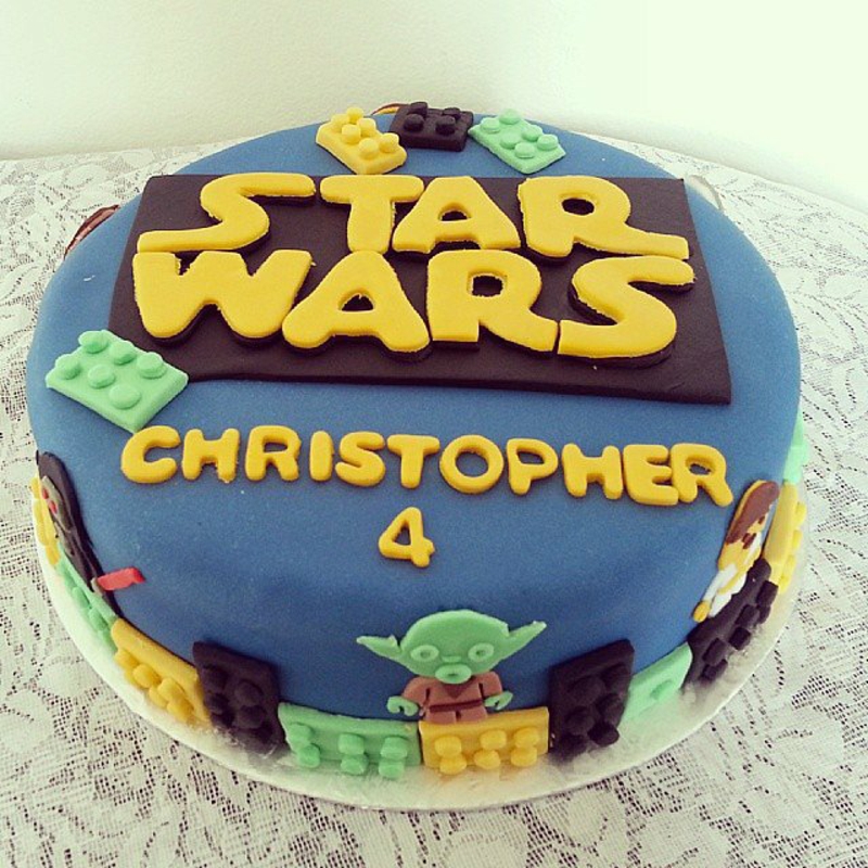 Narozeninové dorty Obrázky Dětské narozeninové dorty Star Wars