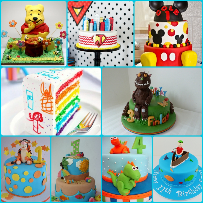 Рожден ден торта изображения Детска торта декорация 100 идеи