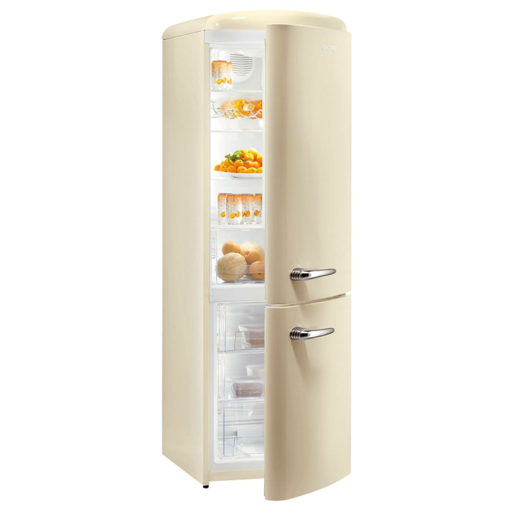 Gorenje retro køleskab elfenben amerikanske køleskabe