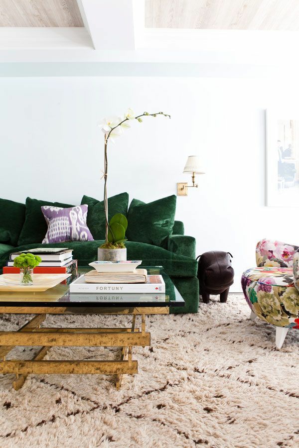 Žaliosios sofos kilimų augalų pagalvės