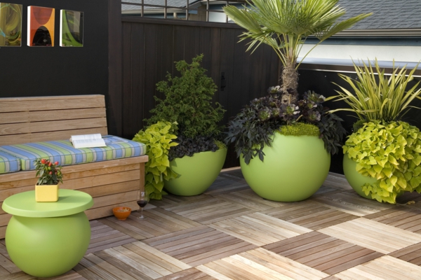 Green plants green accents images exterior patio