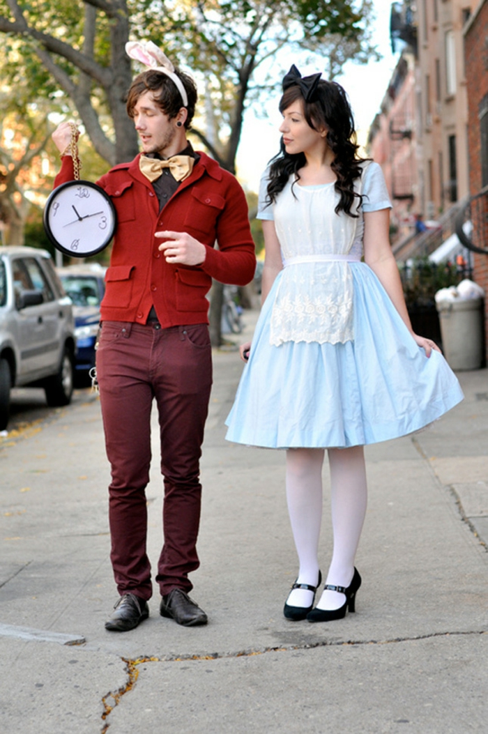 Halloween kostymer selv gjør Alice i Wonderland