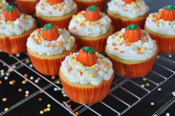 Απόκριες κόμμα συνταγές πορτοκαλί φοβερό muffins ψήσιμο αποκριές cupcakes ζαχαροπλαστικής