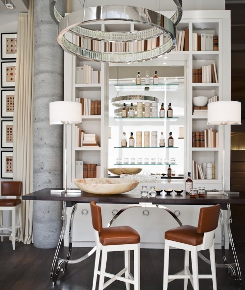 Домашен бар дизайн гърба бар бар стол бар интериор