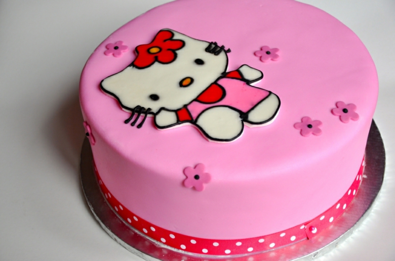Hello Kitty gimtadienio pyragaičiai paveikslėliai vaikams gimtadienio tortas merginos
