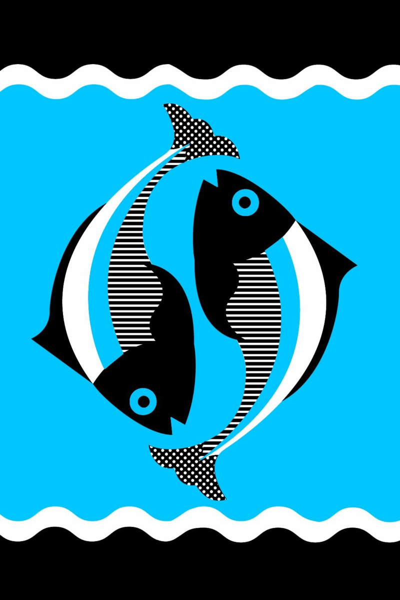 Horoscoop vis jaarlijkse horoscoop 2016 illustratie water sterrenbeeld Vissen