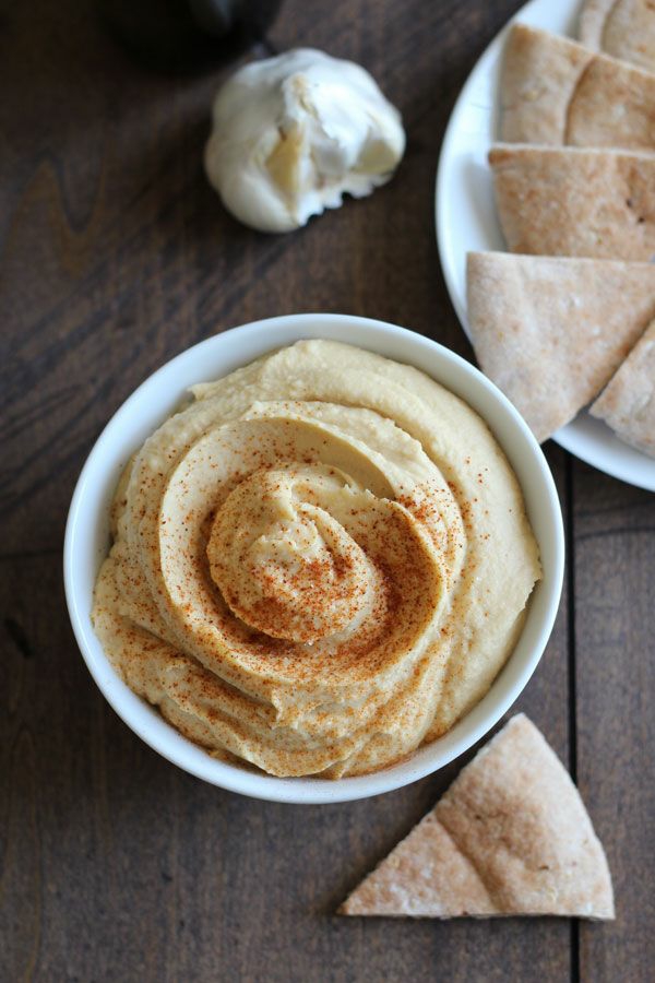 Hummus mismo hace hummus comer sano con pan