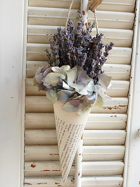 Ideas house decoration lavender flowerpot wall decor