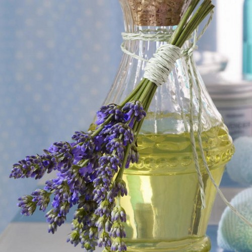 Ideas house decoration with lavender candle vase bottle