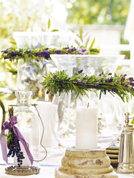Ideas house decoration lavender candle vases design