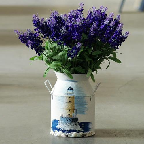 Ideas house decoration with lavender vase interior