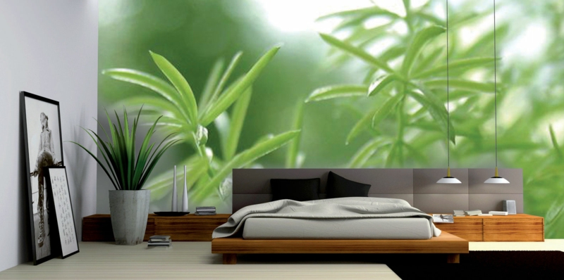 Ideeën voor het creatieve behang van de de slaapkamerfoto van het muurontwerp