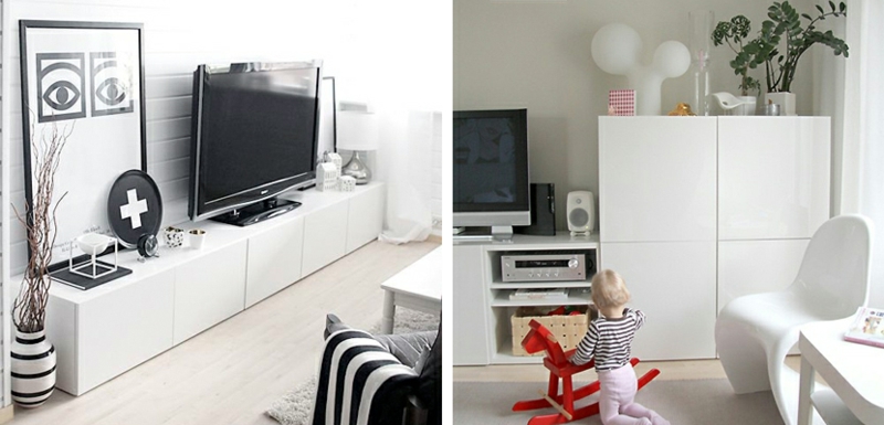 Ikea Besta meubilair Kinmderzimmer kindermeubilair en Ikea tv-meubels
