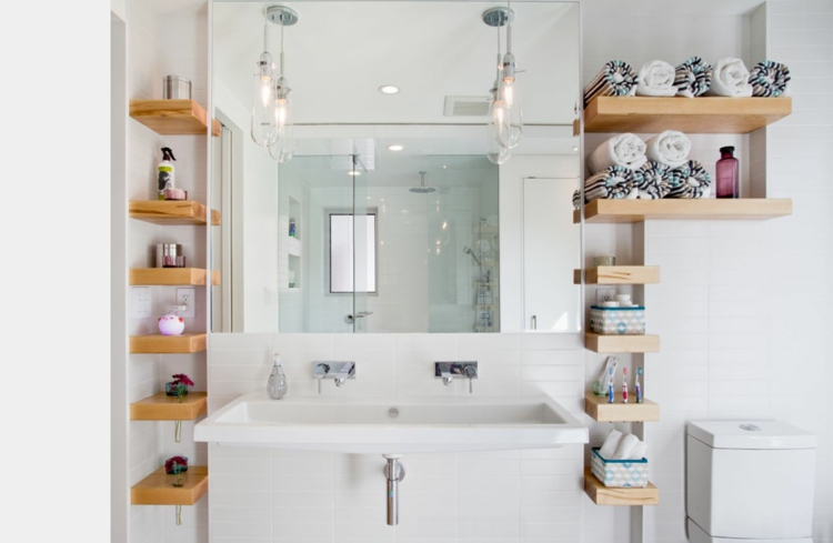 Ikea planken badkamer planken hout opslag praktisch
