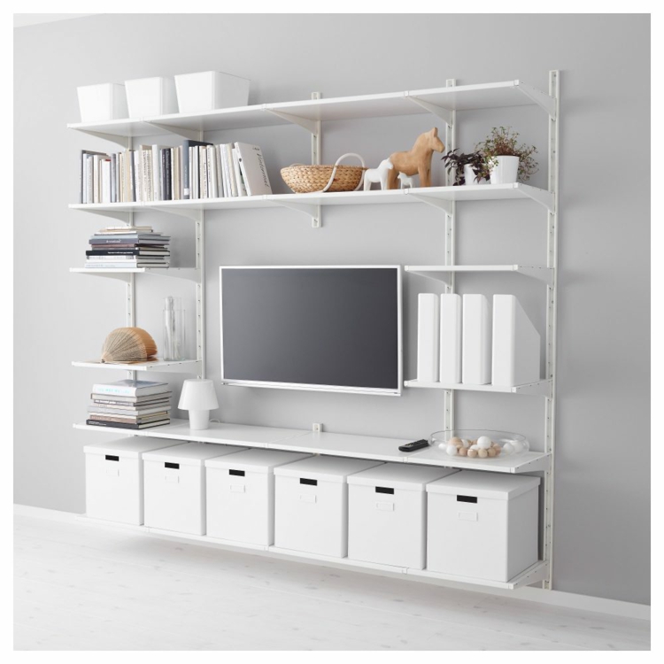 Ikea рафтове холове рафтове за съхранение Ikea TV мебели