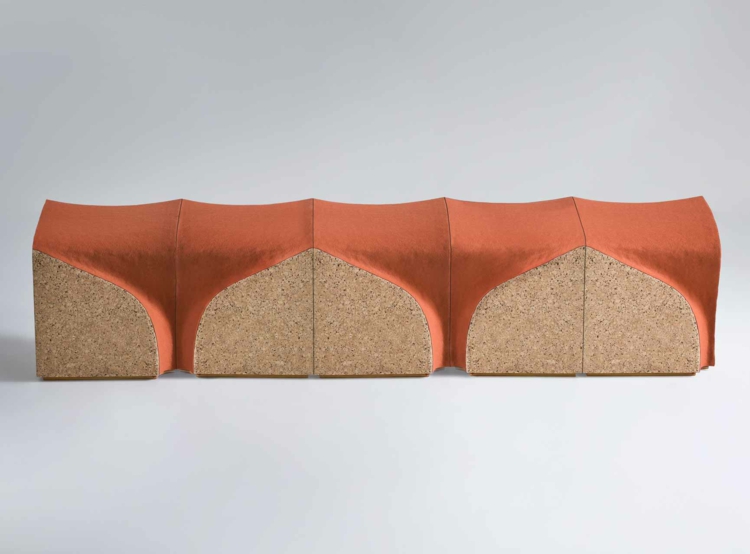 Ιταλική σχεδίαση επίπλων Alessandro Isola Έπιπλα σχεδιαστής διαβρώθηκε φελλό κόκαλα